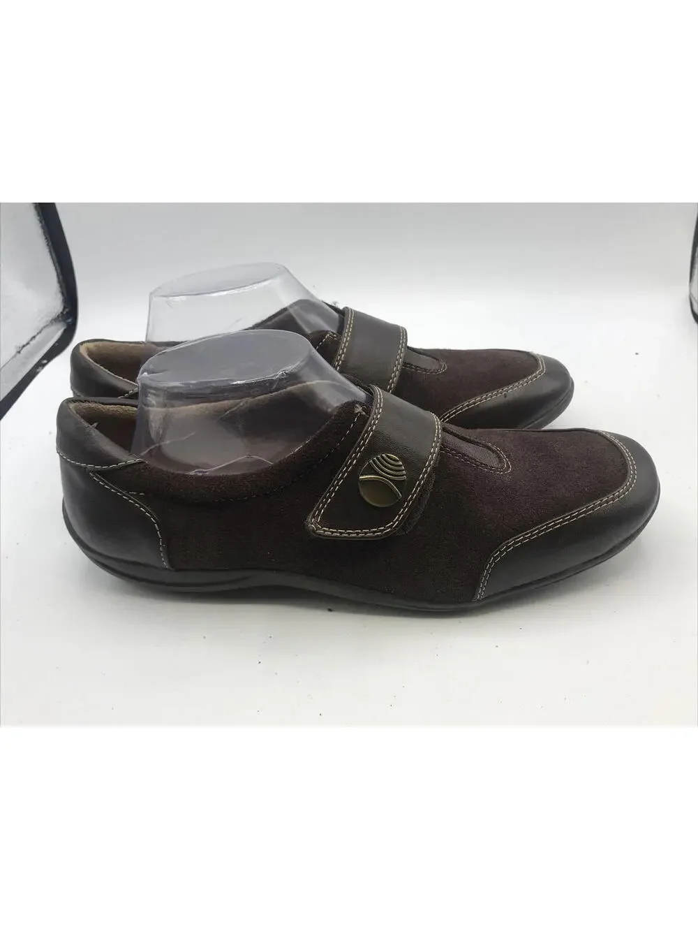 Naturalizer Shoes Women Size 10 M Brown Leather adjustable Shoe